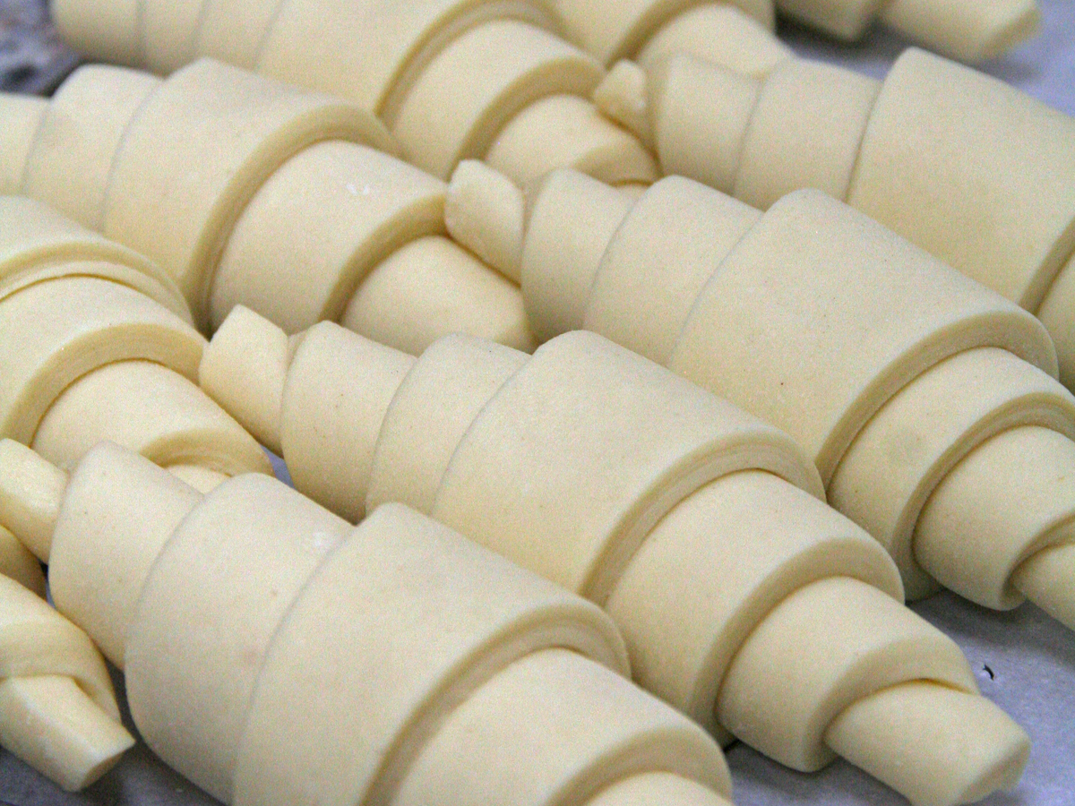 クロワッサンの生地